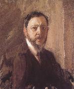 Joaquin Sorolla Self portrait painting